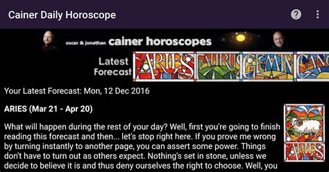 Cainer Daily Horoscopes - Android Apps on Google Play