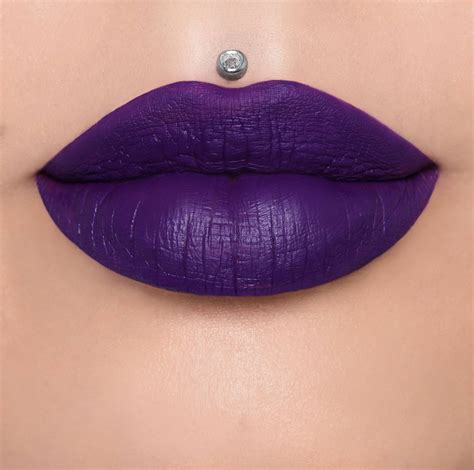 Dark Purple Matte Lipstick