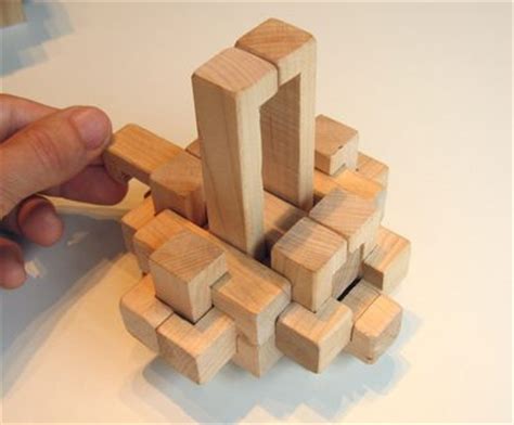 6 Piece Notched Burr Puzzle Solution - An interlocking puzzle of 6 rods ...