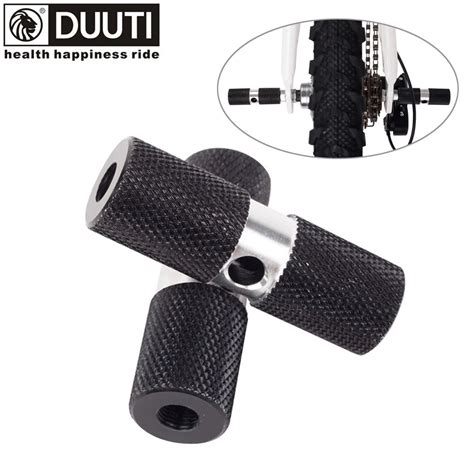 DUUTI 1 Pair Bicycle Foot Pegs Aluminum Alloy Mountain Bike Ultralight ...