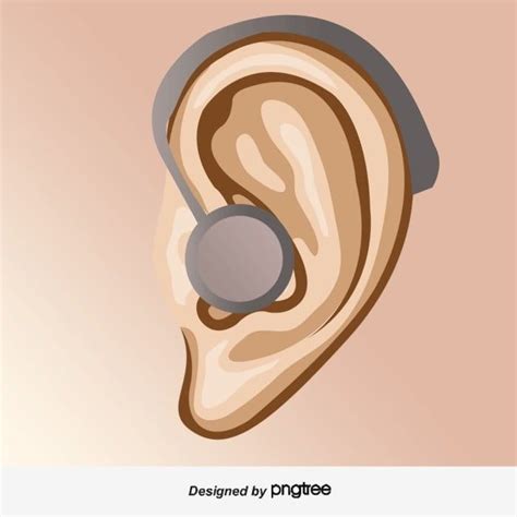 Vector Ear Hearing Aid, Ear Clipart, Ear Vector, Ear PNG Transparent Clipart Image and PSD File ...