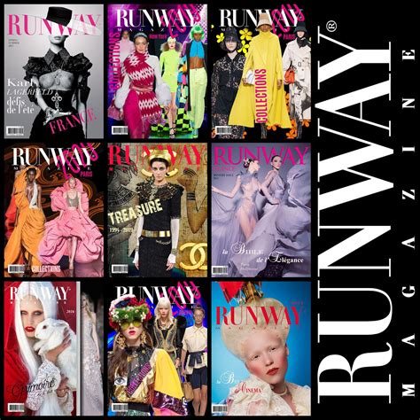 RUNWAY MAGAZINE covers