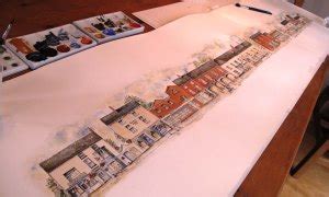 Adding colour to the High Street, Eccleshall | Drawing the Street