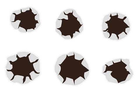 Transparent Background Bullet Hole Png - Free Logo Image