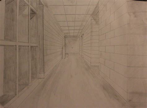 Perspective Drawing, Hall by Jninja13 on DeviantArt