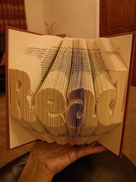 Book Folding Pattern for Read and FREE by BookFoldingForever Folded Book Art, Paper Book, Old ...