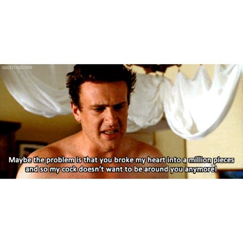 Forgetting Sarah Marshall | Forgetting sarah marshall quotes, My heart is breaking, Good movies