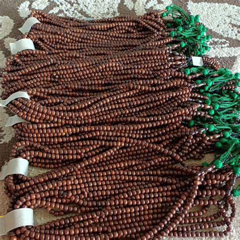 Jual tasbih99 kaukah/koka motif donat uk 9mmx6+mm(Poto asLi/naturaL ...