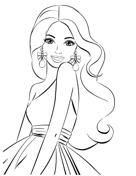 Barbie Coloring Pages for Girls | Barbie coloring pages, Mermaid ...