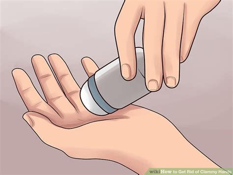 4 Ways to Get Rid of Clammy Hands - wikiHow