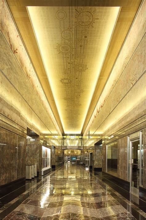 Empire State Building Building Lobby, Building Art, Office Building, Art Deco Ceiling, Ceiling ...