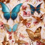 Abstract Seamless Butterfly Art Free Stock Photo - Public Domain Pictures