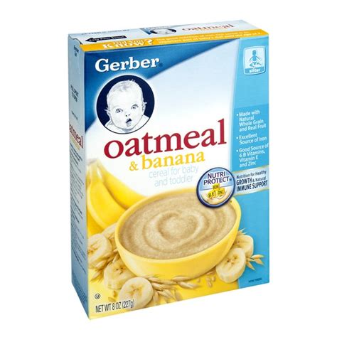 Gerber Cereal Oatmeal with Bananas