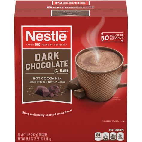 Nestle Professional, NES70060, Dark Chocolate Flavor Hot Cocoa Mix, 50 ...