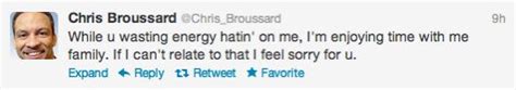 Chris Broussard sends message for his 'haters' on Twitter before ...