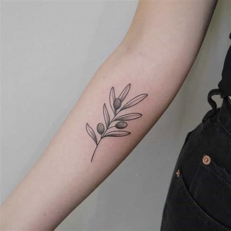 40+ Best Olive Branch Tattoo Designs. Ancient And Modern Meanings in ...