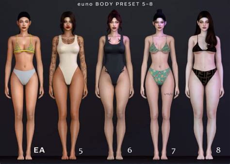 39+ Sims 4 Body Presets: Petite, Athletic, Curvy & More - We Want Mods