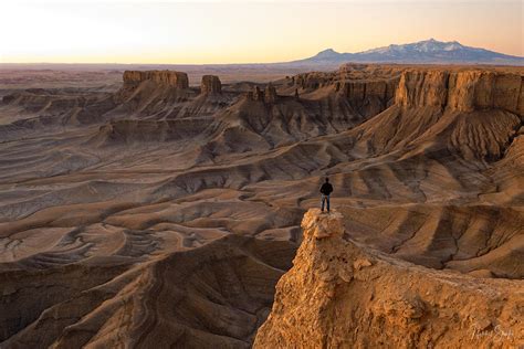 Today was a beautiful morning at the Badlands in Hanksville, Utah. Love the solitude this place ...