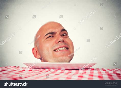 Funny Bald Man Head On White Stock Photo 150677183 | Shutterstock