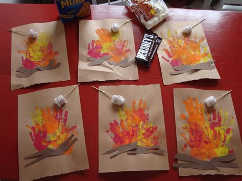 Campfire Craft For Preschoolers