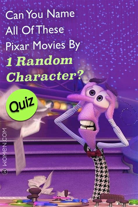 Pixar Quiz: Can You Name All Of These Pixar Movies By One Random Character? | Pixar movies ...