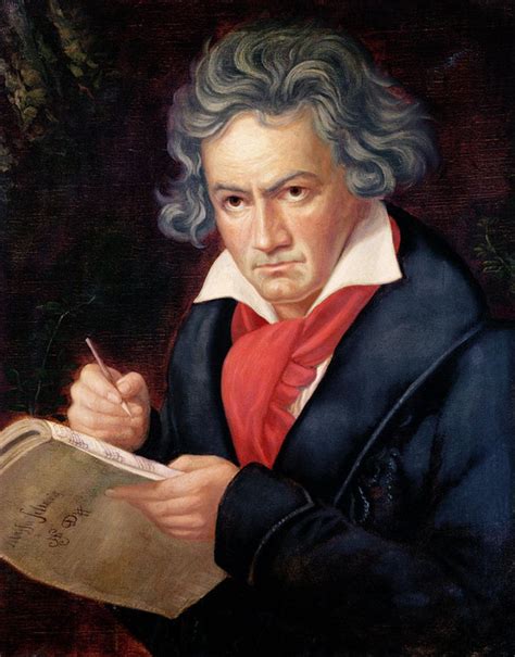 Ludwig Van Beethoven Composing His Missa Solemnis – Poster - Canvas Print - Wooden Hanging ...