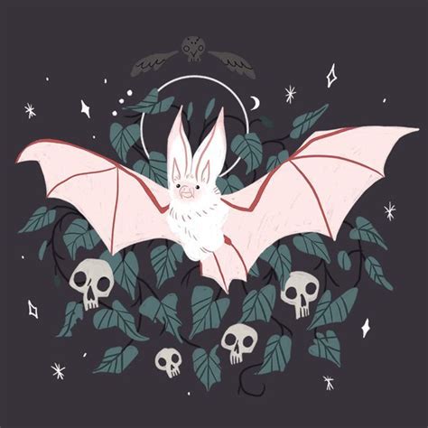 bat illustration | Bat art, Art, Pretty art