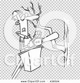 Royalty Free RF Clip Art Illustration Of A Cartoon Black And White  sketch template
