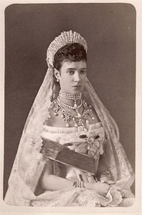 Tsarina Maria Fyodorovna in court gown. 1880s. #photography #vintage | Maria feodorovna, Royal ...