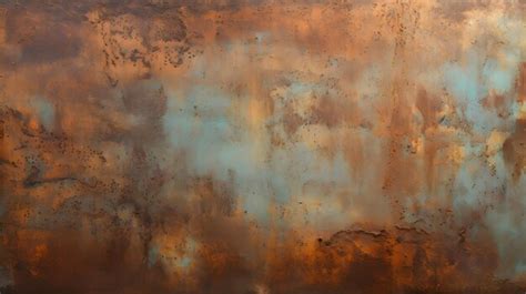 Premium AI Image | Tarnished Metal Background and Patina