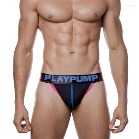 2023 Mens Fashionable Underwear Mens Printed Briefs Contrasting Colors ...