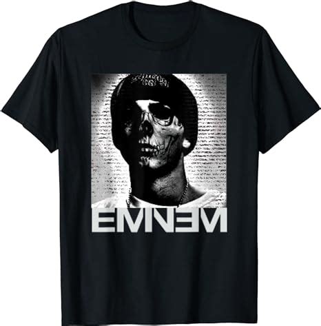 Eminem Official Skull Face T-Shirt: Amazon.co.uk: Clothing