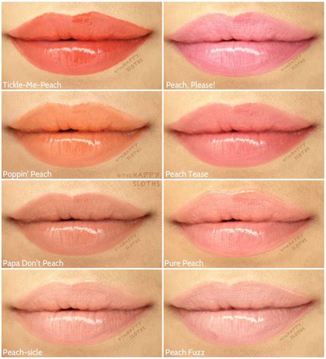 Too Faced Sweet Peach Creamy Peach Oil Lip Gloss: Review and Swatches | Peach lipstick, Lipstick ...