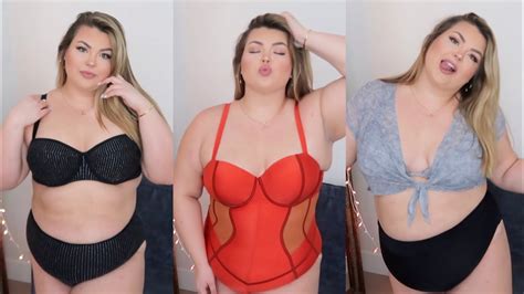 PLUS SIZE SWIM TRY-ON HAUL 2019 - YouTube