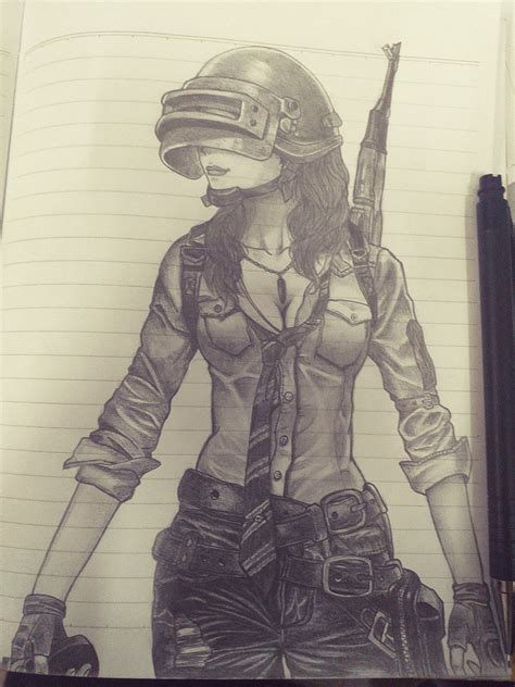 #PUBG #PUBGMOBILE #SKETCH #ART #PENCIL | Anime drawings sketches, Art sketches, Star photography