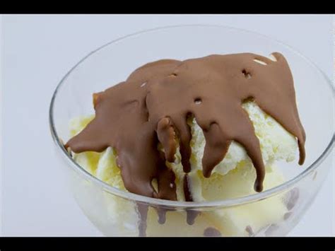 How to make ICE MAGIC SHELL chocolate topping sauce recipe - 2 ...