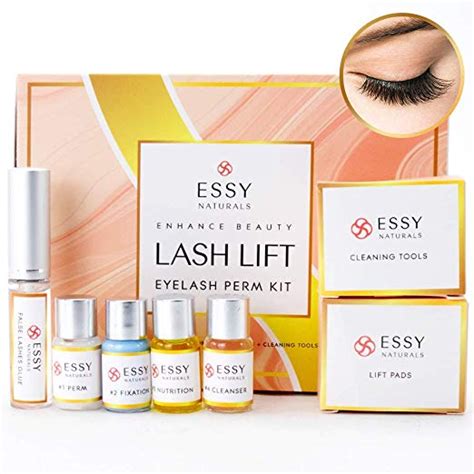 Amazon.com : EssyNaturals Eyelash Perm Kit, Professional Quality Lash ...