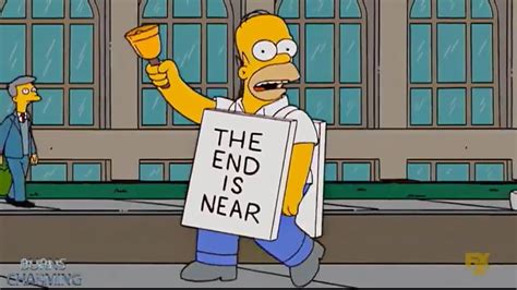 The world is ending! video clip by The Simpsons