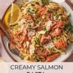 Creamy Salmon Pasta Recipe - A Full Living