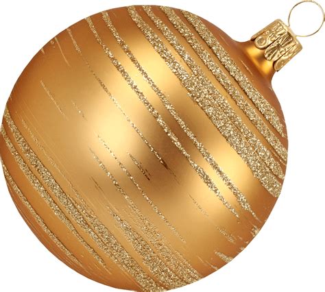 Gold Christmas Ornaments PNG Transparent Image - PNG Mart