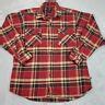 Men's Moose Creek Red Plaid Button Up Front Short Sleeve Shirt Size Large W2 | eBay