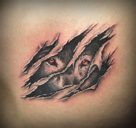 Wolf Tattoo Ideas Chest - Design Talk