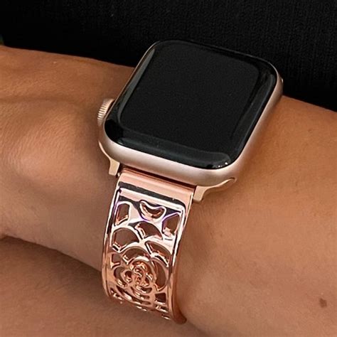 Women Apple Watch Rose Gold Band 38mm 40mm 41mm 42mm 44mm 45mm - Etsy