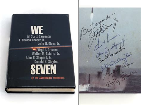 Mercury 7 signed book - We Seven