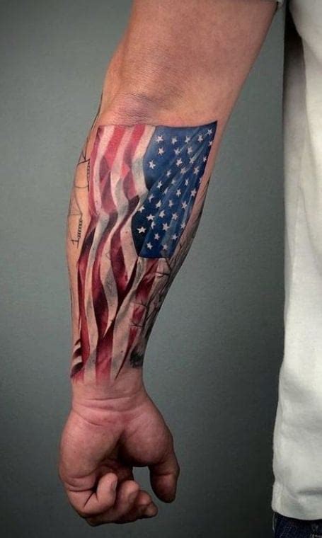 40 Best American Flag Tattoo Ideas For 2024 - The Trend Spotter