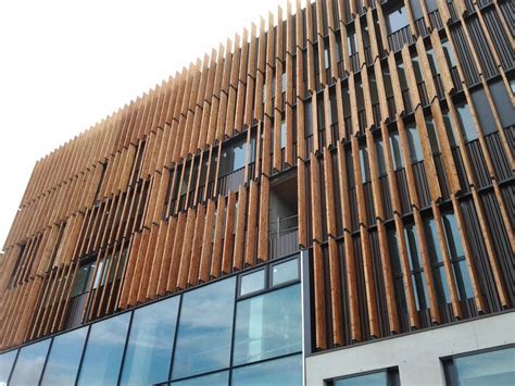 wood brise soleil - Google Search | Brick architecture, Wood facade, Facade design