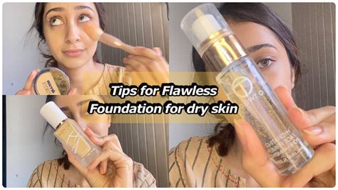 BEST FLAWLESS FOUNDATION TUTORIAL FOR DRY SKIN - Non Cakey Foundation ...