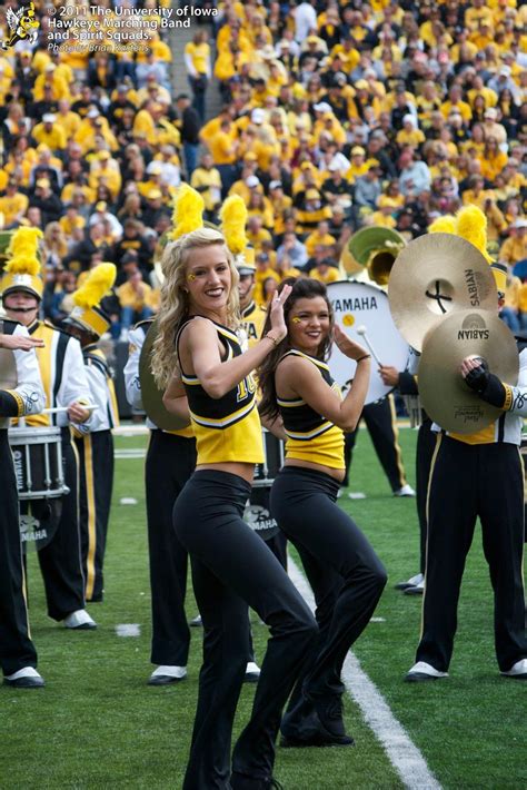 NFL and College Cheerleaders Photos: University of Iowa Cheerleaders