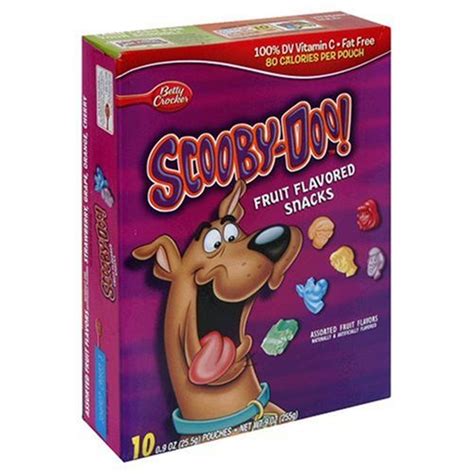 Fruit Shapes Fruit Snacks, Scooby Doo, 9-Ounce Boxes (Pack of 10 ...