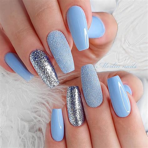 Coffin Blue Nails - Get The Scoop On Blue Nail Designs Royal Coffin ...